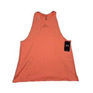 Under Armour Vanish Energy Tank Top Men's 2XL Orange Sleeveless Workout Gym Fit